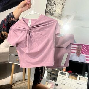 Lululemon Athletica Lavender Twist Blouse